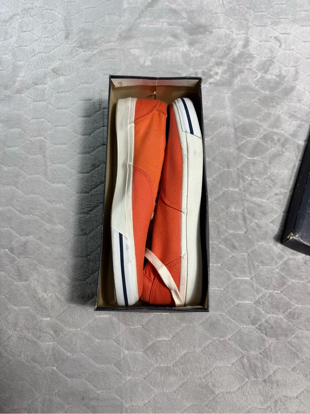 Vintage Polo Ralph Lauren World Class Orange Canvas Sneakers 12D‎ Korea